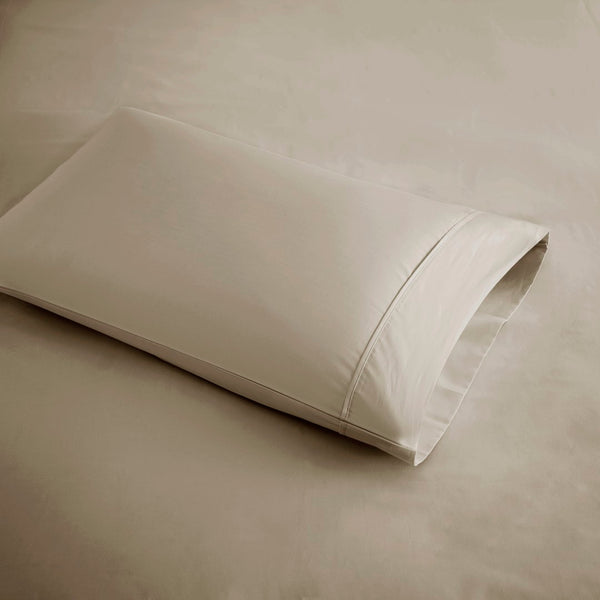 English Elm 4-piece Cal King Sateen Cotton Blend Sheet Set with Moisture Wicking Deep Pocket Fit B035P437448