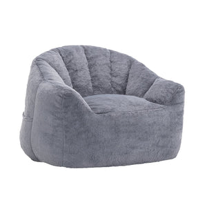 English Elm Bean Bag Sofa Chair with Armrests Memory Foam Filled Oversized Lounge Seat Adults W2200P390381