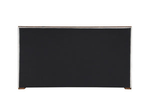 English Elm Orane Fully Upholstered Eastern King Bed Gray Fabric Modern Low Profile Bedroom B2756S00020
