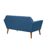 INK+IVY Newport  Loveseat IIF18-0016 Blue