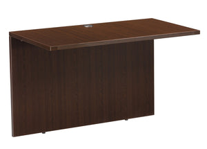OSP Home Furnishings Napa Bridge Contemporary Dining Bench with Ergonomic Seat for Modern Interiors Espresso NAP-70-ESP