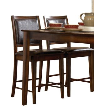 English Elm Set of 2 Chevre Counter Height Stools Rustic Industrial Metal Frame Pine Seat for Cozy Dining Areas Amber 43.75 L x 19.75 W x 11.5 H B011P246692