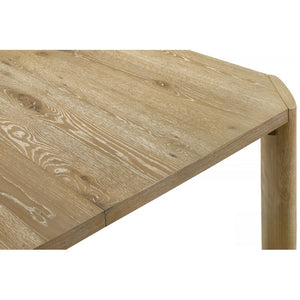 English Elm Contemporary Kepler Driftwood 6Pc Dining Set with Hidden Extension, Oak Veneer Table, Bench & 4 Chairs B011S01922