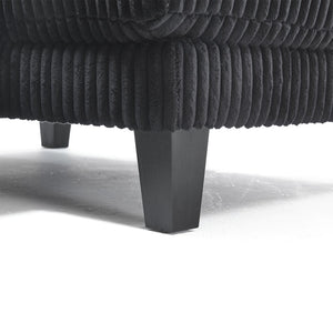 English Elm Modern U-Shaped 4-Seat Sofa With Double Chaise - Luxurious Velvet, Spacious Comfort & Style W2705S00017-GIGA