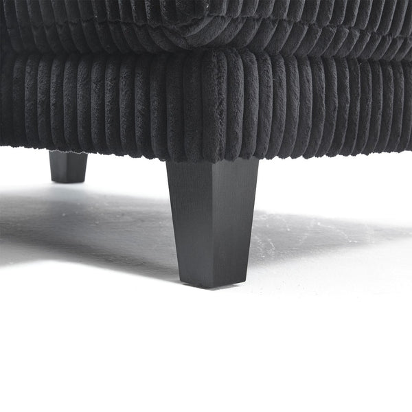 English Elm Modern U-Shaped 4-Seat Sofa With Double Chaise - Luxurious Velvet, Spacious Comfort & Style W2705S00017-GIGA