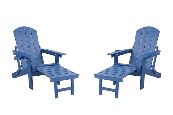 English Elm 2-Piece All-Season Outdoor Lounge Chairs Set For Patios & Gardens – Adjustable, Weather-Resistant Comfort W2085P363118