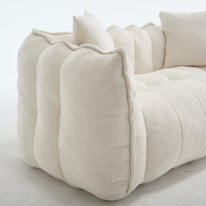 English Elm Soft Square Recliner Sofa For Two – High-Resilience Foam, Durable Super Fiber, Perfect For Gaming & Relaxing W1996P309517-GIGA