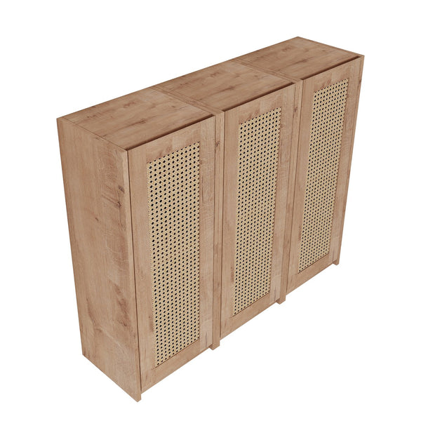 English Elm 36" Bathroom Side Cabinet - Modern Wall-Mounted Design With Soft-Close Doors For Organized Storage W999S00339
