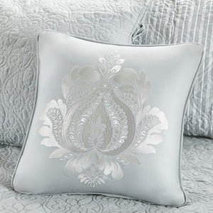 English Elm 6 Piece Reversible Daybed Cover Set with Quilted Stitch Texture, Antimicrobial Protection, Cottage Charm Grey 17.72 L x 15.75 W x 8.66 H B03597504