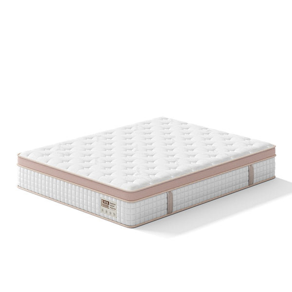 English Elm 12 Inch Queen Gel Foam Pocket Spring Hybrid Mattress Firm Support Spinal Relief B2716P455241