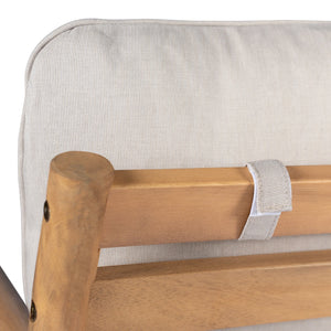 English Elm Christopher Knight Home® - Patio Acacia Wood Sectional Sofa With Chaise Lounge & Water-Resistant Cushions For Outdoor Comfort N772P262284B