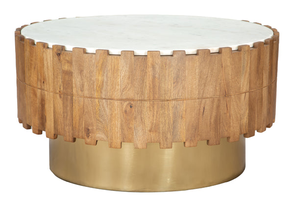 Bombay Coffee Table Natural 109764 Zuo Modern