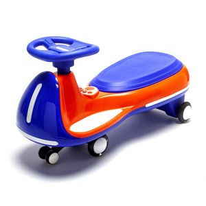 English Elm 12v Kids Ride on Twist Car with Dual Motors Led Wheels Bluetooth and Learning Content W1760P384599