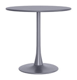 Soleil Dining Table Gray 704037 Zuo Modern