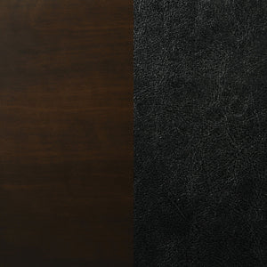 English Elm Finley Modern Espresso Counter Height Dining Table with Hidden Pedestal Storage, Sleek 48" Wood Design B062P350422