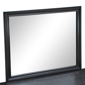 English Elm Madrid Contemporary Decorative Wall Mirror with Unique Shaped Frame, Laminate Wood Grain Finish, 37x46 inchesMadrid Contemporary Decorative Wall Mirror with Unique Shaped Frame, Laminate Wood Grain Finish, 37x46 inches Black 3 L x 49 W x 39 H B078P286061