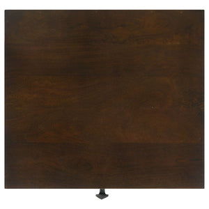 English Elm Gibson Solid Mango Wood Side Table Carved Starburst Drawer Mid-century Accent B062P441156