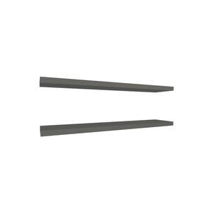 English Elm Floating Shelves – Modern Matte Gray Design For Stylish Storage & Display In Any Room Or Office Space B097P250911