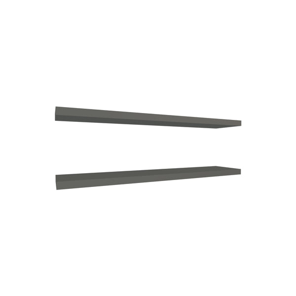 English Elm Floating Shelves – Modern Matte Gray Design For Stylish Storage & Display In Any Room Or Office Space B097P250911