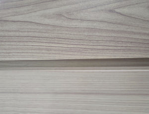 English Elm Rectanglar Terrace Aluminum Planter Powder Coated Wood Tone Finish for Patio Balcony Ash Brown B2755P462207