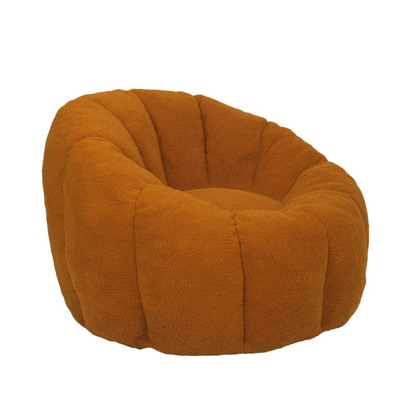 English Elm Bean Bag Lounge Chair Faux Fur Memory Foam Armrests Ergonomic Seat for Adults W2200P239873