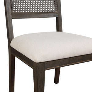 OSP Home Furnishings Lantana Cane Back Dining Chair  - Set of 2 Linen