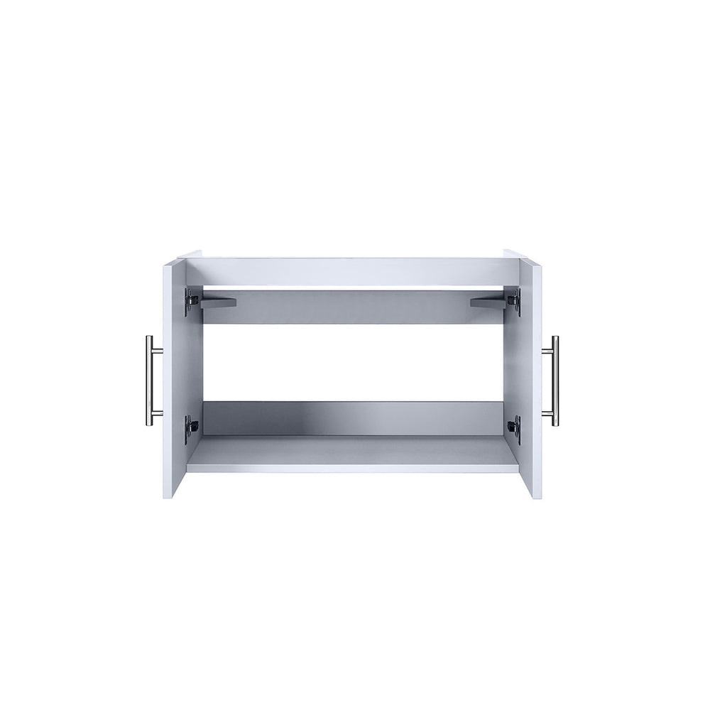 English Elm Glossy White Bath Vanity - 30" W X 22" D, Modern Design With Spacious Storage & Soft-Close Doors B2731P258474
