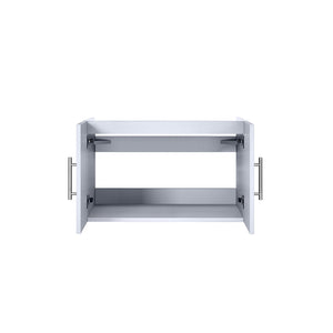 English Elm Glossy White Bath Vanity - 30" W X 22" D, Modern Design With Spacious Storage & Soft-Close Doors B2731P258474