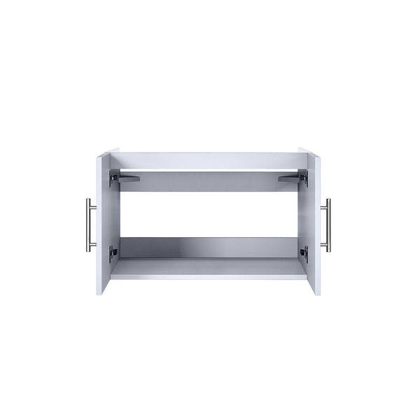 English Elm Glossy White Bath Vanity - 30" W X 22" D, Modern Design With Spacious Storage & Soft-Close Doors B2731P258474