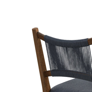 English Elm Arno Rubberwood Counter Stools with Rope Backrest and Charcoal Seat Set of 2 N775P366302B