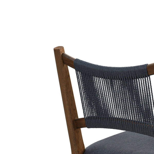 English Elm Arno Rubberwood Counter Stools with Rope Backrest and Charcoal Seat Set of 2 N775P366302B