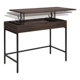 OSP Home Furnishings Contempo Sit-To-Stand Desk Ozark Ash