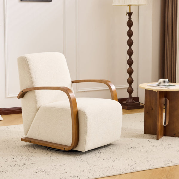 English Elm Meditation Chair - Ergonomic Cross-Legged Seating With Lumbar Support & Adjustable Cushion In Beige W3248P399635