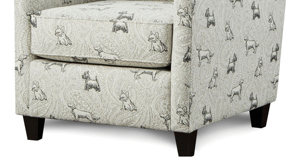 English Elm Transitional High Back Stripe Chair with Rolled Arms for Coastal Comfort and Supportive Seating Appeal Multi 30.5 L x 36.5 W x 28 H B2741P376974