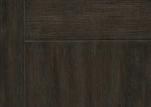 English Elm Transitional-Rustic Weaver 2-Drawer Nightstand in Antique Gray & Coffee Plank Top, Pine/Oak Rustic Charm B011P240234