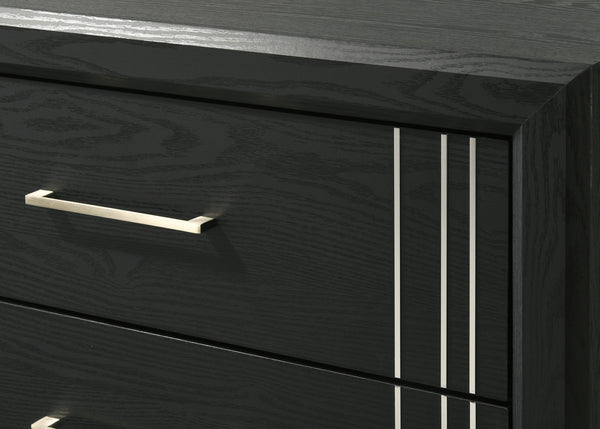 English Elm 1pc Contemporary Tall Chest with Faux Marble Top and Four Drawers for Elegant Bedroom Storage Charcoal 19.49 L x 34.25 W x 47.24 H B2741P330827