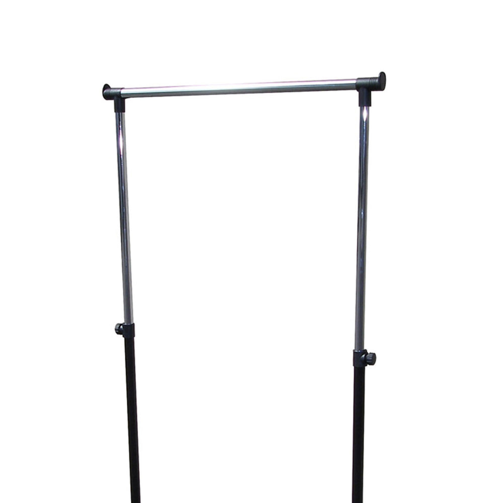 English Elm 66" 62" Mobile Metal Coat Rack with 20-Coat Rod in Black Finish - Heavy-Duty, Easy Assembly, Versatile B072115911