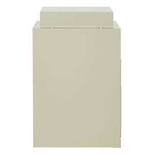 OSP Home Furnishings Metal File Cabinet Tan