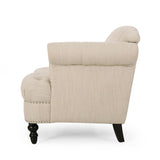 Christopher Knight Home® - Noble House - Chouteau Contemporary Deep Tufted Sofa with Nailhead Trim