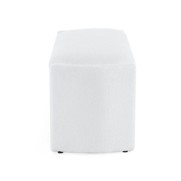 English Elm Christopher Knight Home® - Elegant Upholstered Storage Ottoman with Flip-Top Lid, Wood Frame & Metal Feet, 300lb Capacity, Versatile Seating and Decluttering Solution for Living Rooms White N769P227979W