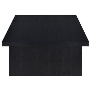 English Elm Caroline Matte Black 3 Piece Coffee and End Table Set for Modern Living Rooms B062S01597