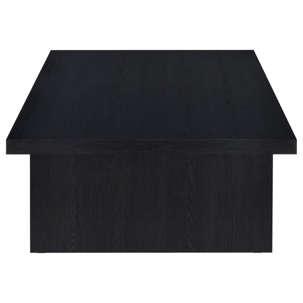 English Elm Caroline Matte Black 3 Piece Coffee and End Table Set for Modern Living Rooms B062S01597
