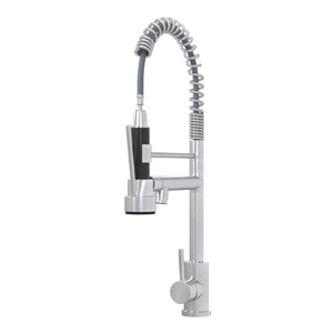 English Elm Bothwa Cupc Certified Single Handle Kitchen Faucet Tall Arc Stainless Steel Design Brushed Nickel B2724P262358