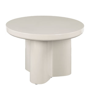English Elm Joane Sleek Square End Table with High Gloss Mdf Top for Modern Living Spaces B2726P442576