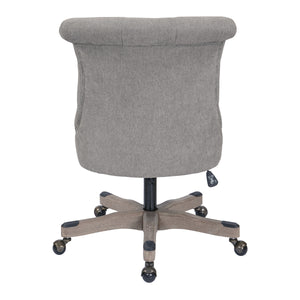 OSP Home Furnishings Hannah Tufted Office Chair Fog