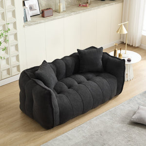 English Elm Soft Beanbag Chair For Two - High-Resilience Foam Comfort, Ideal For Gaming, Reading & Lounging W1996P309526-GIGA
