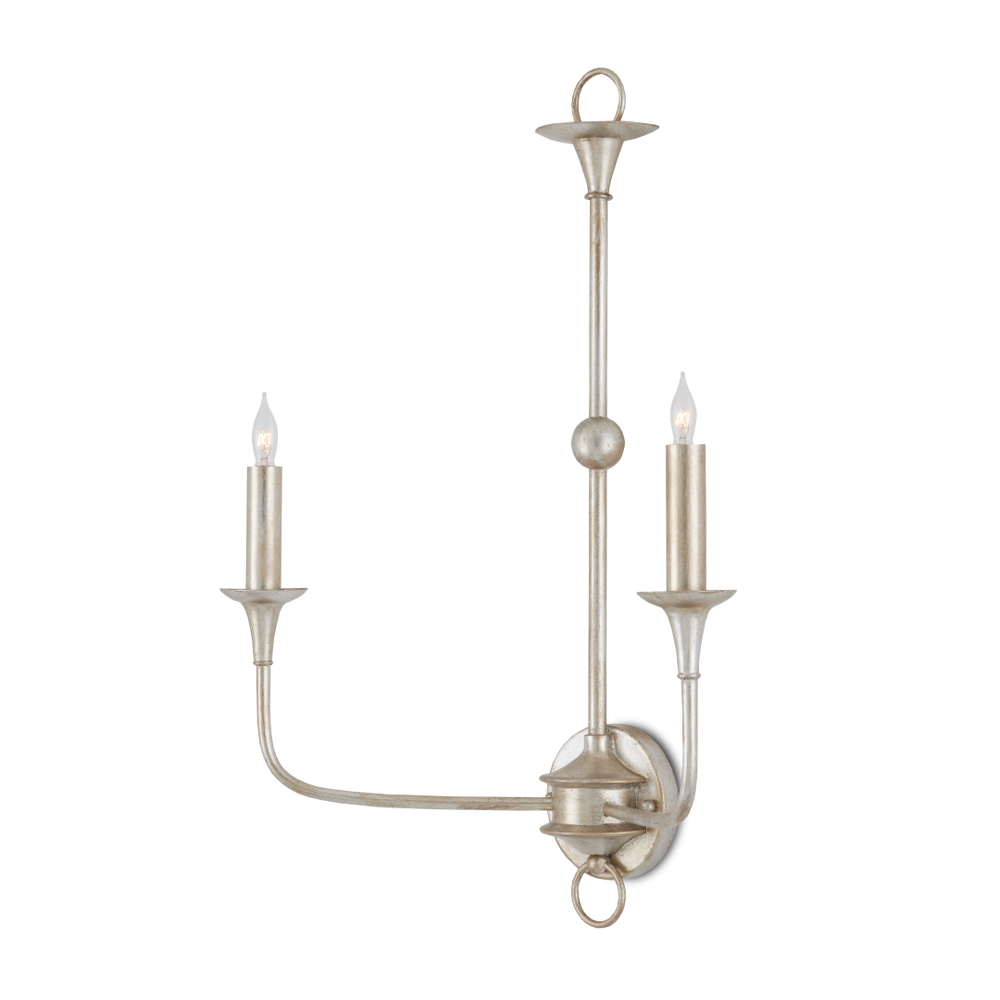 Nottaway Champagne Wall Sconce - Elegant Wrought Iron Fixture for Traditional & Transitional Spaces