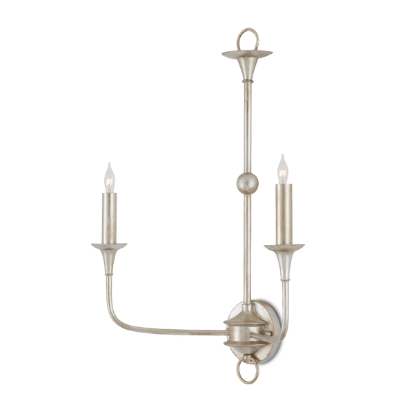 Nottaway Champagne Wall Sconce - Elegant Wrought Iron Fixture for Traditional & Transitional Spaces