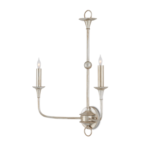 Nottaway Champagne Wall Sconce - Elegant Wrought Iron Fixture for Traditional & Transitional Spaces