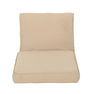 English Elm Christopher Knight Home® - Honolulu Club Chair Cushion Set – Tan Outdoor Back & Seat Cushions For Ultimate Comfort & Style N775P270243A